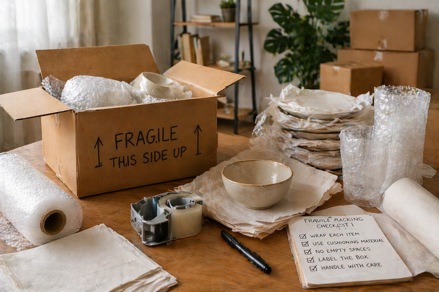 How to Pack Fragile Items